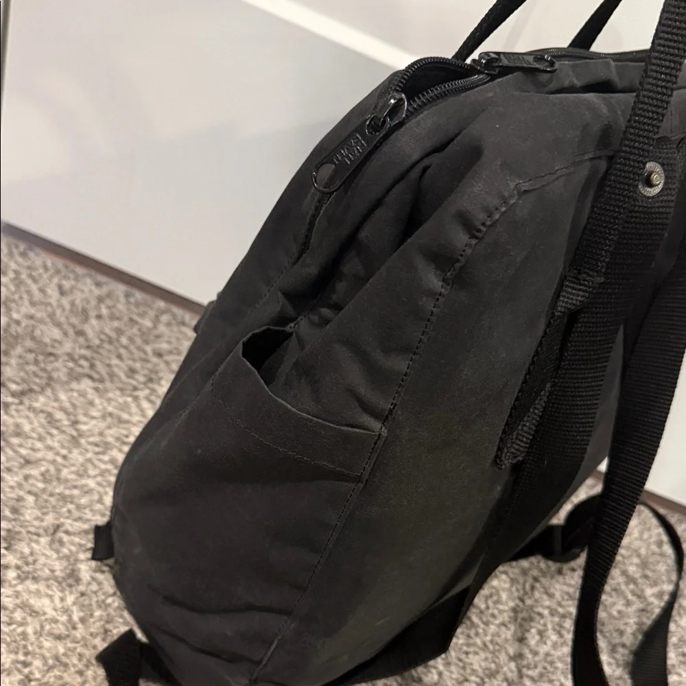 Fjallraven Kanken Black Backpack bag carrying purse laptop Swedish  tote